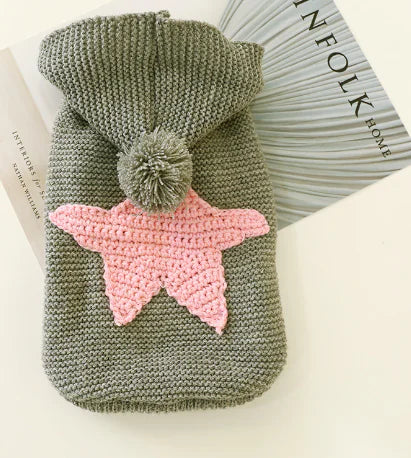 Autumn Winter Sweater for Dogs and Cats with Stars