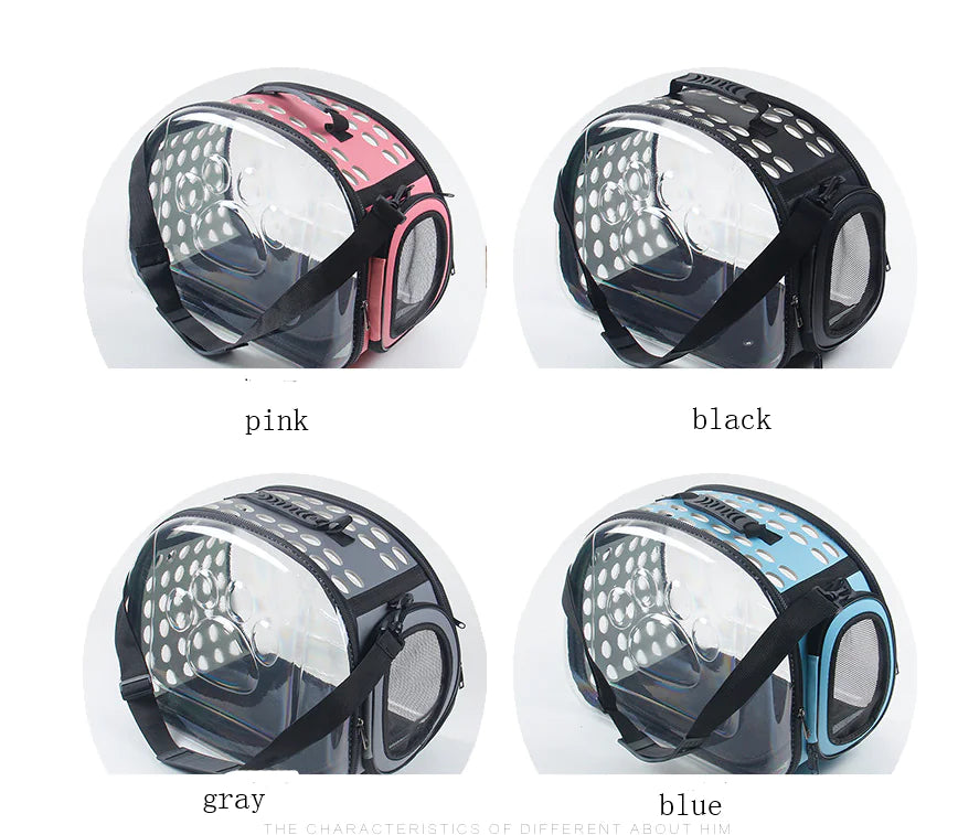 Transparent Pet Backpack for Cats and Dogs